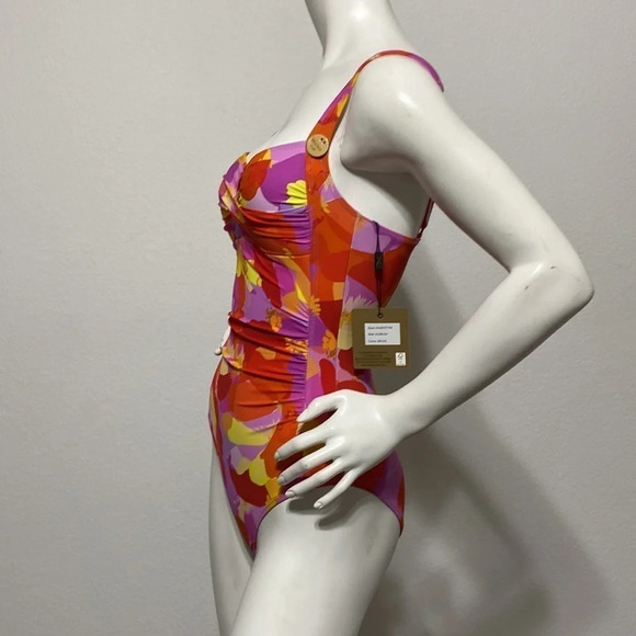 Niptuck One Piece Multicolor Swimsuit - Picture 2 of 7